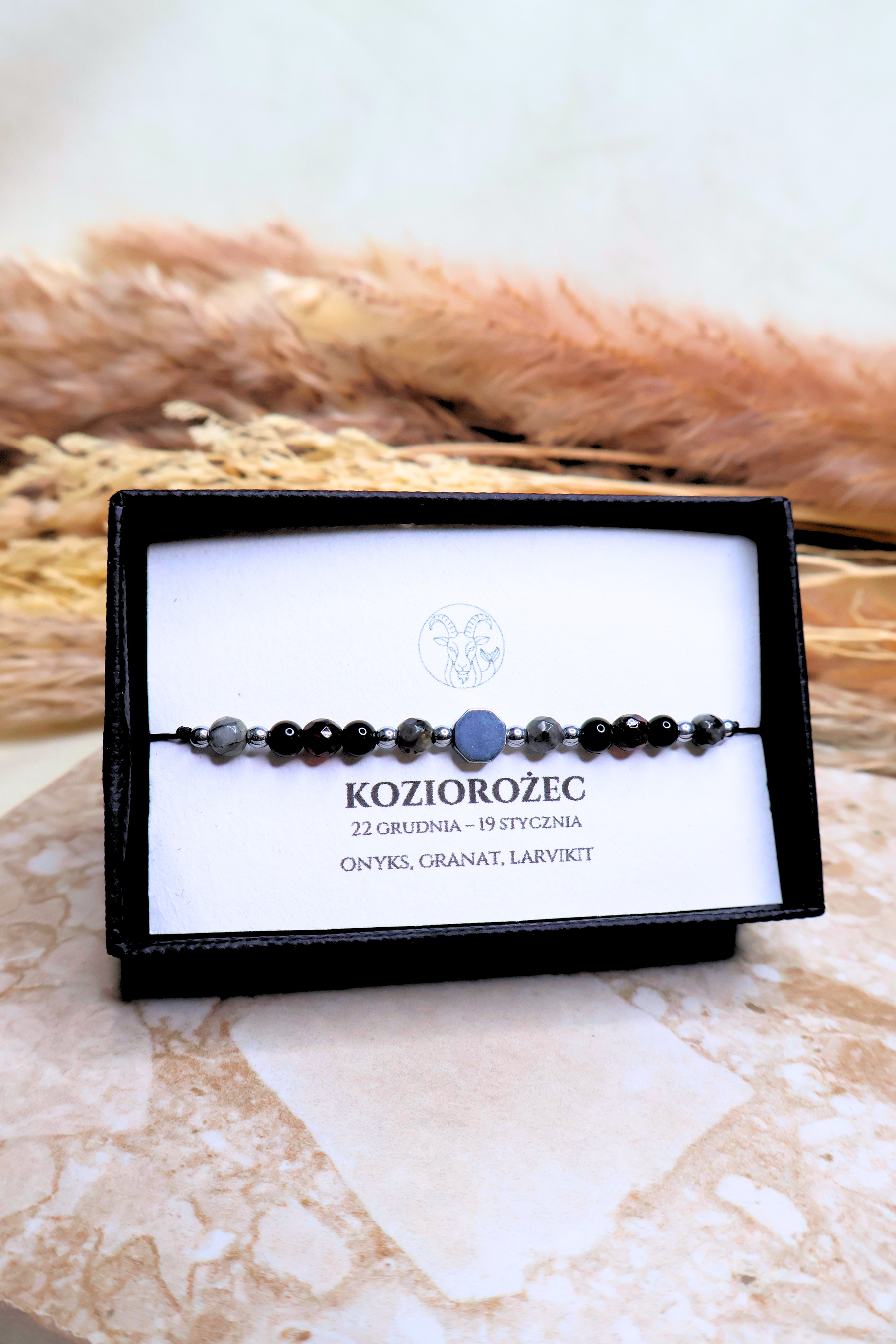 Bransoletka "KOZIOROŻEC" - srebrna