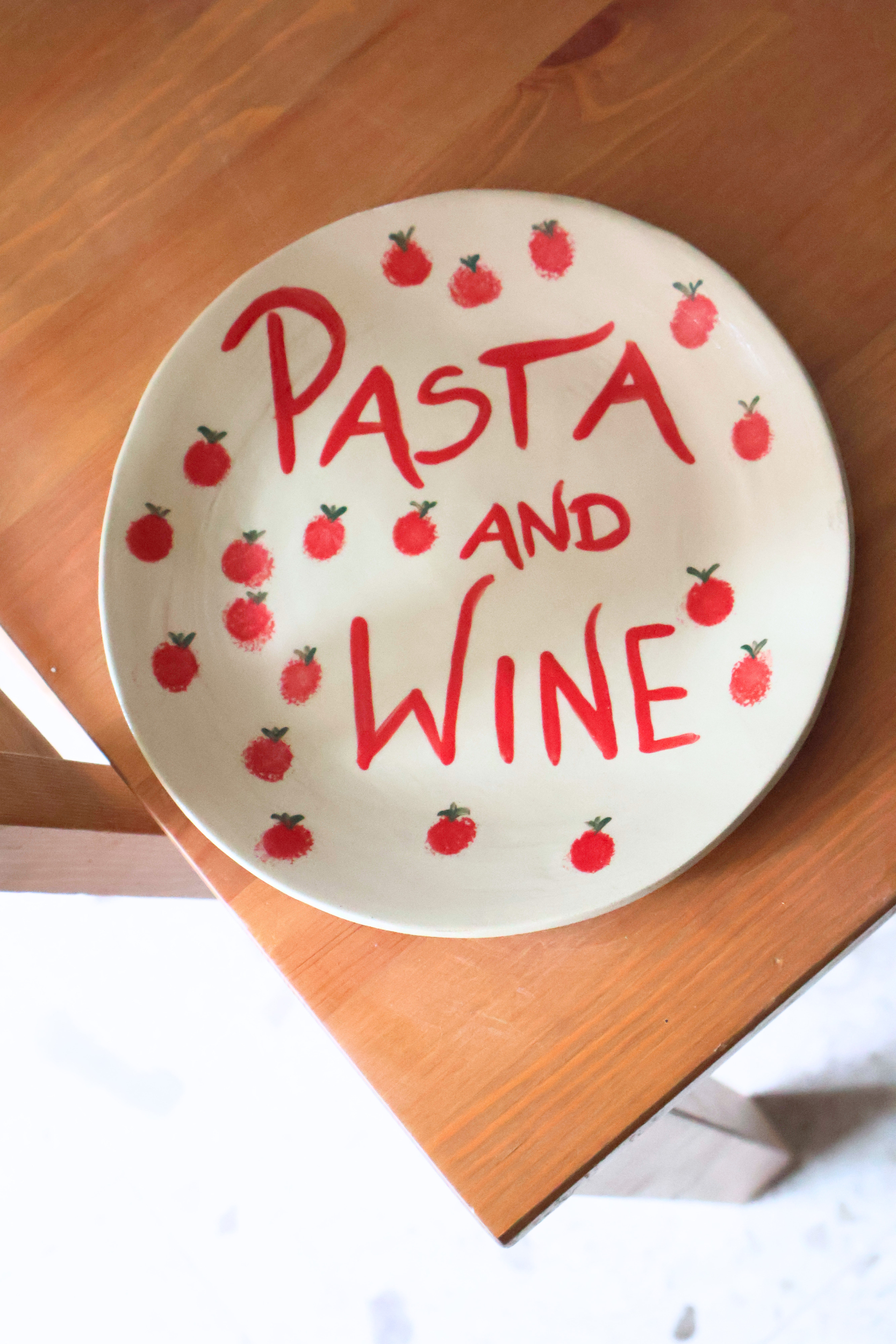 Talerz "Pasta & Wine"