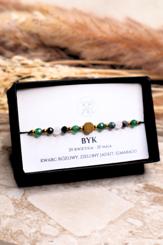 Bransoletka "BYK" - złota