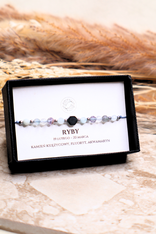 Bransoletka "RYBY" - srebrna